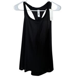 NWT ~ ALL IN MOTION Black Twisted Racer Back Flowy Tank Top ~ Women's XL